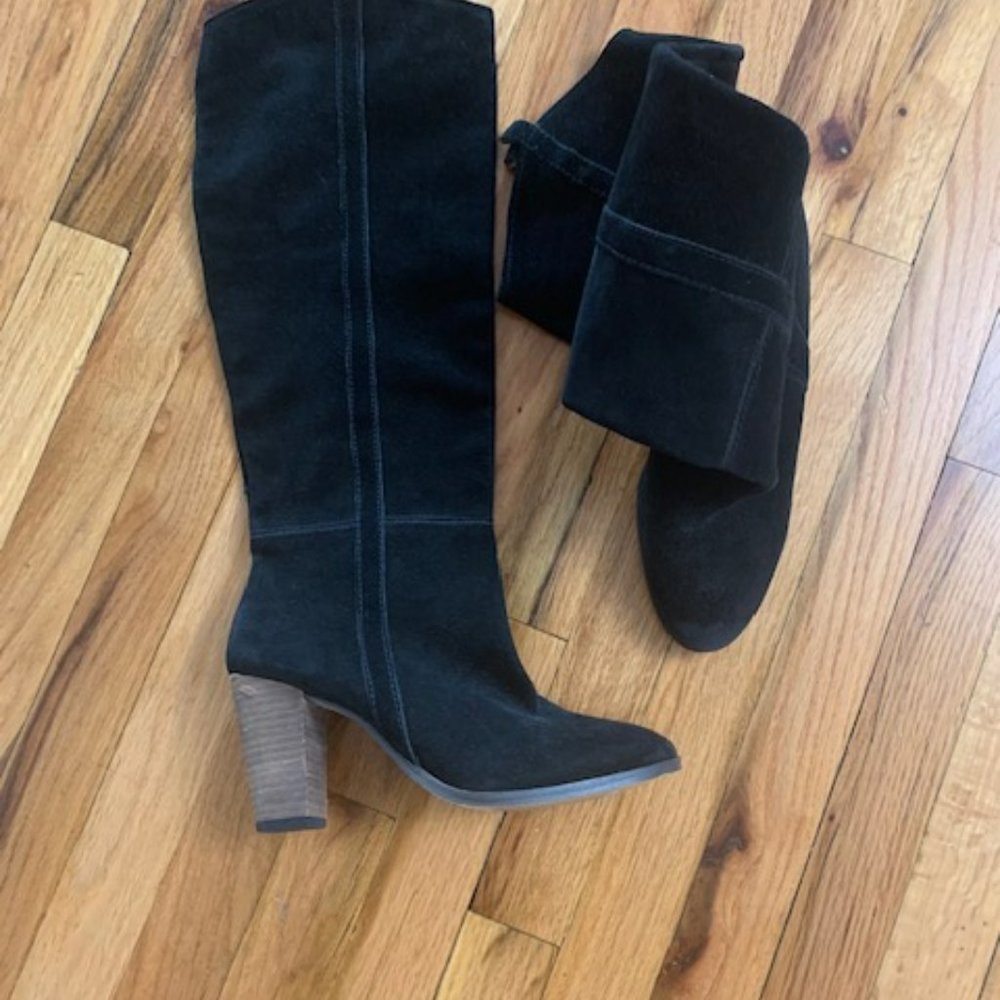 dolce vita genuine suede knee high boots size 9.5